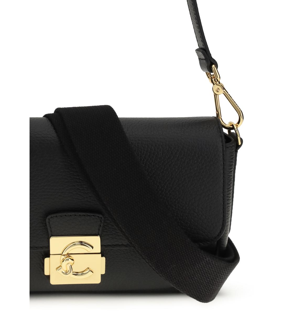 COCCINELLE Черная кожаная сумка через плечо, фото 4