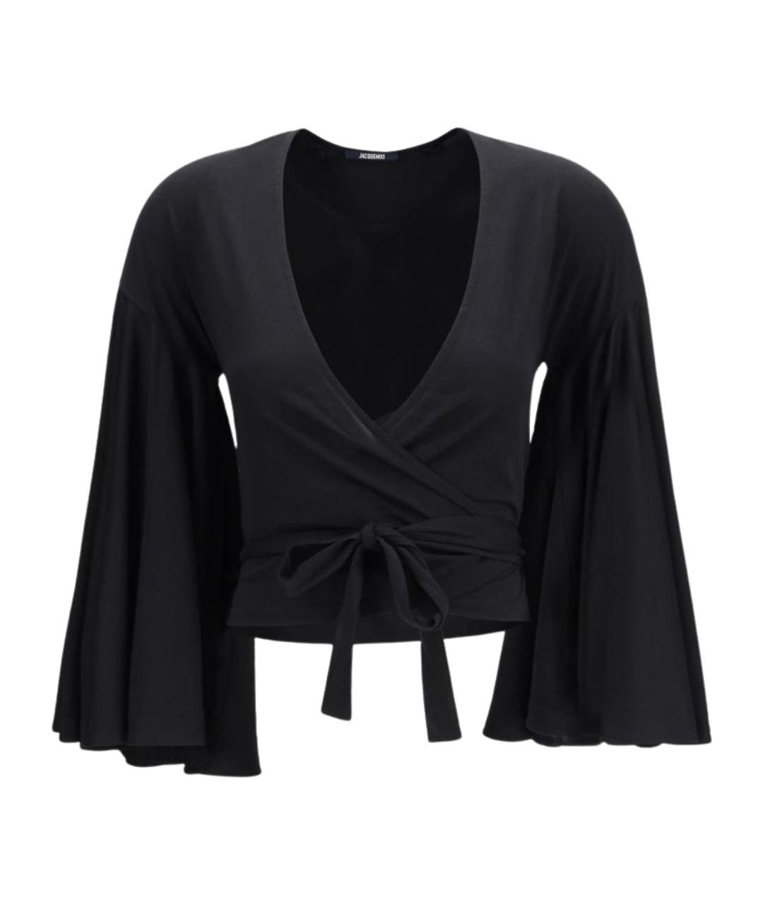 JACQUEMUS Черная хлопковая блузы, фото 1