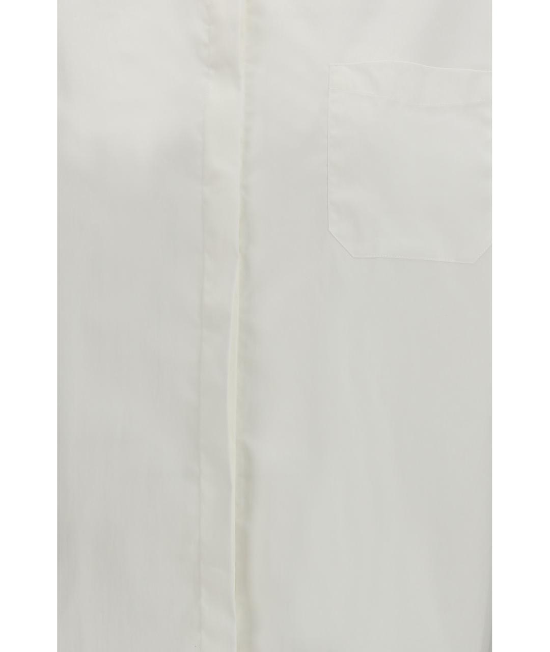 Cruna Белая хлопковая рубашка, фото 3