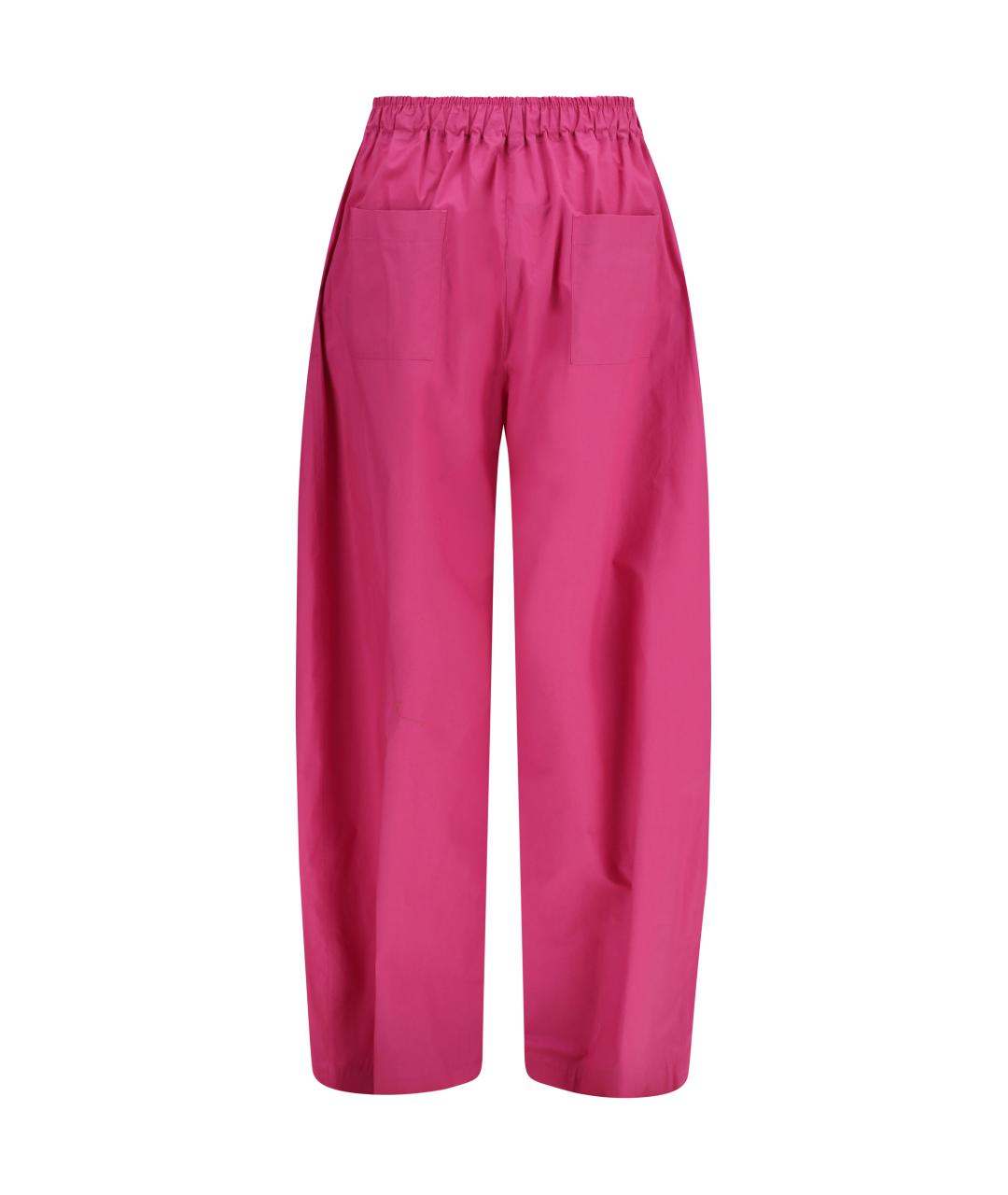 THELATEST Фуксия синтетические прямые брюки, фото 2