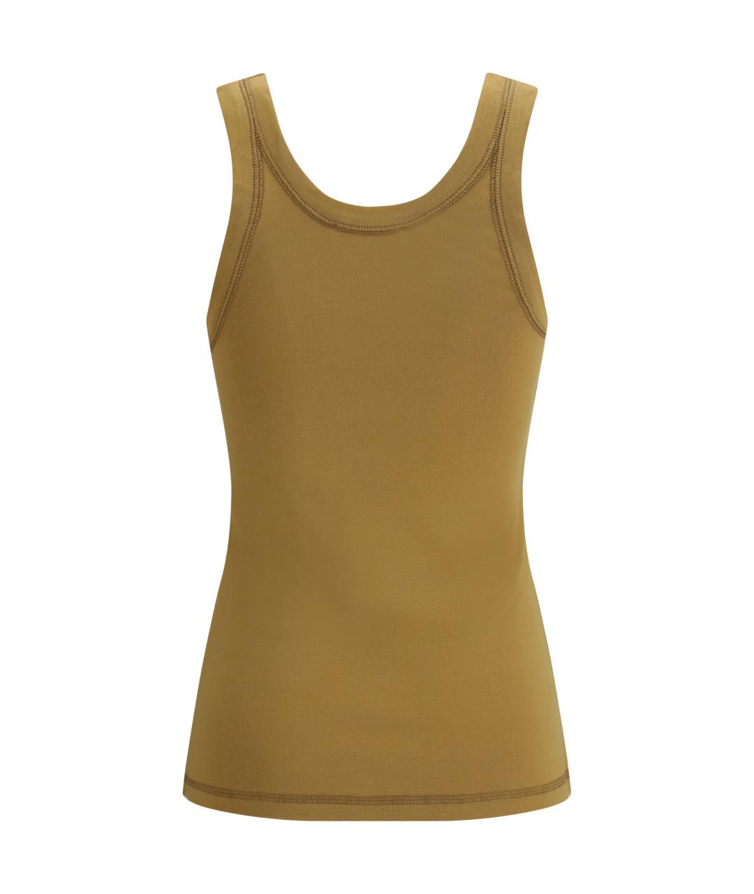 LEMAIRE Бежевая хлопковая майка, фото 2