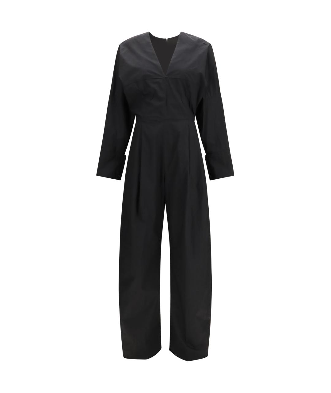 THELATEST Черный хлопковый комбинезон, фото 1