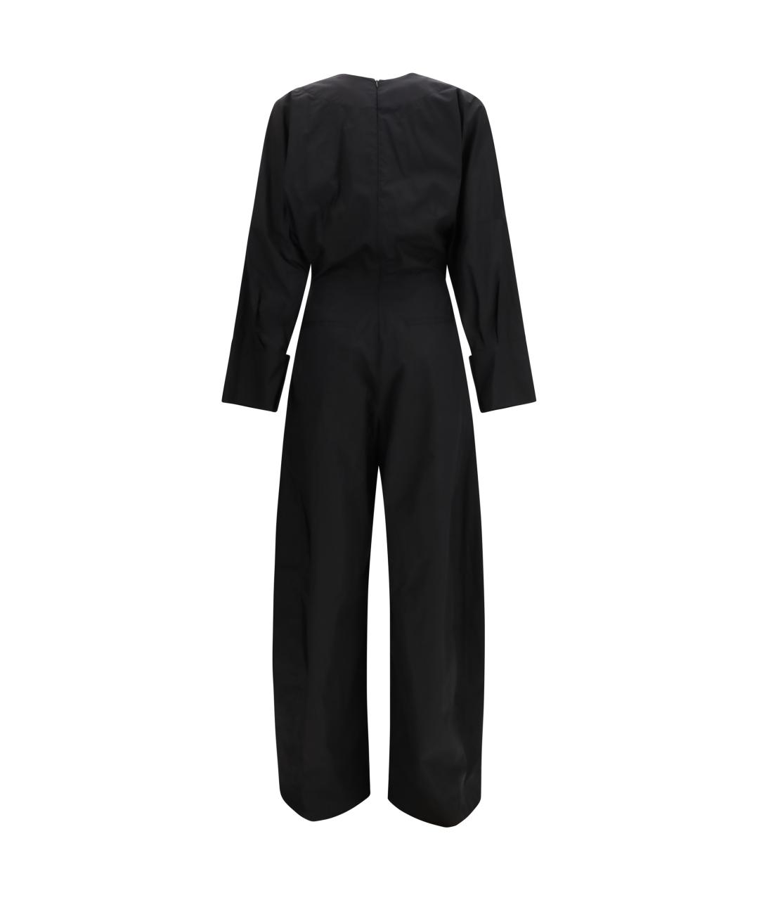 THELATEST Черный хлопковый комбинезон, фото 2