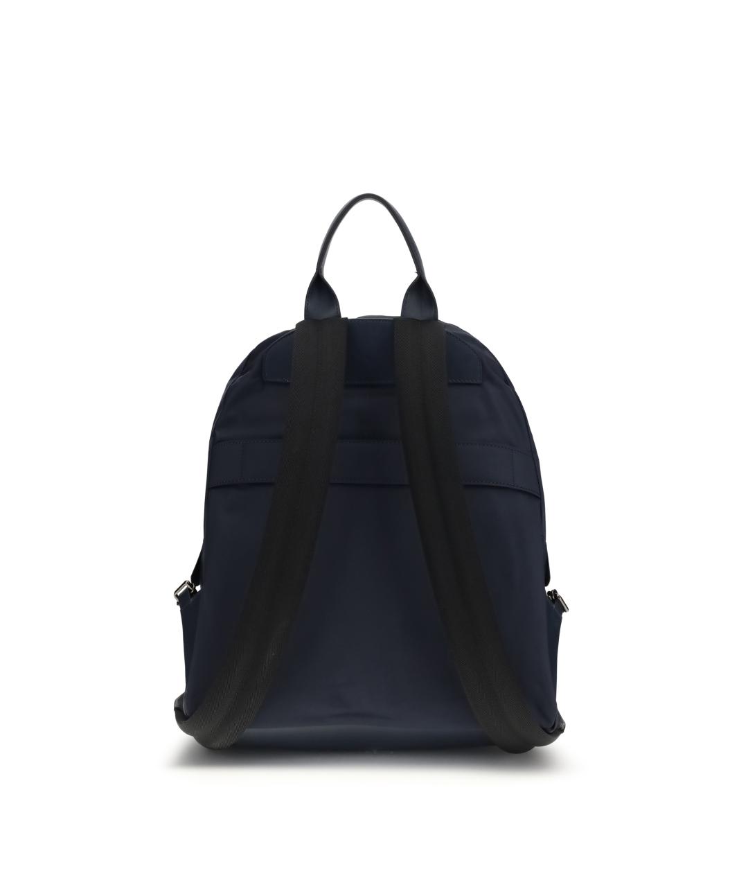 KITON Синий тканевый рюкзак, фото 2