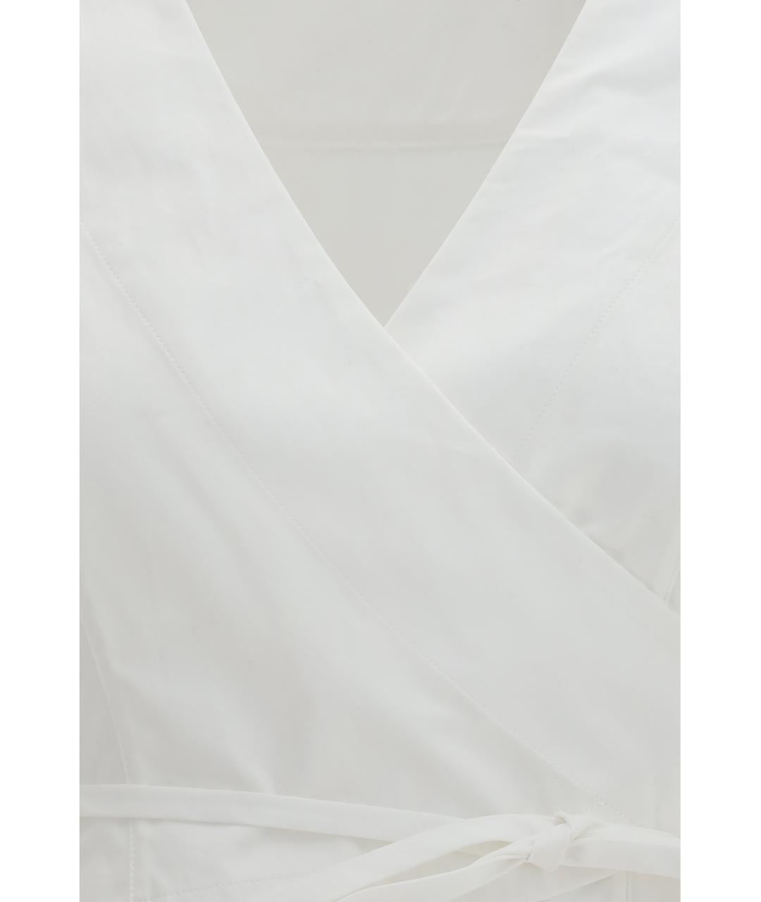 JACQUEMUS Белая хлопковая рубашка, фото 3