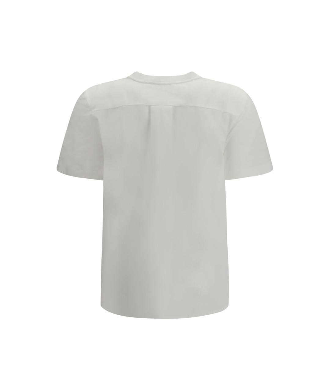 MARNI Белая хлопковая футболка, фото 2