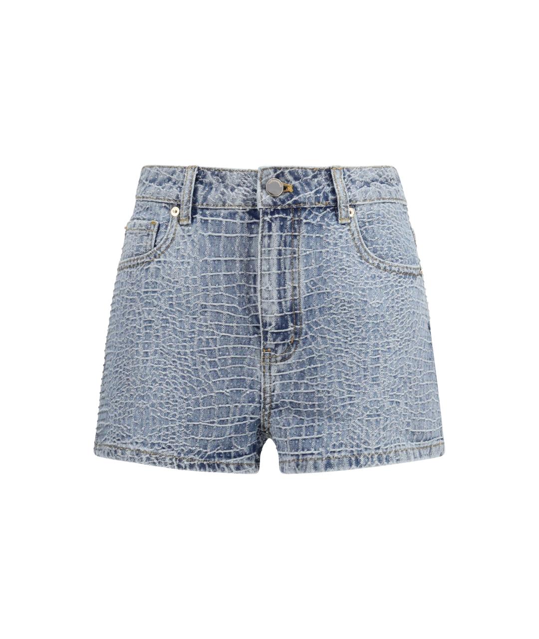 SELF-PORTRAIT Голубые хлопковые шорты, фото 1