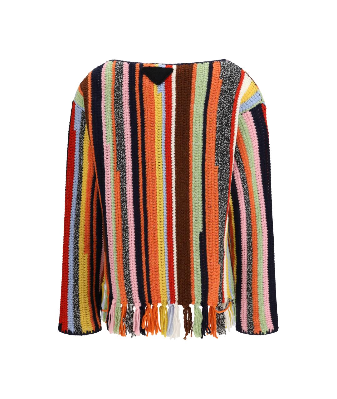 PRADA Мульти шерстяной джемпер / свитер, фото 2