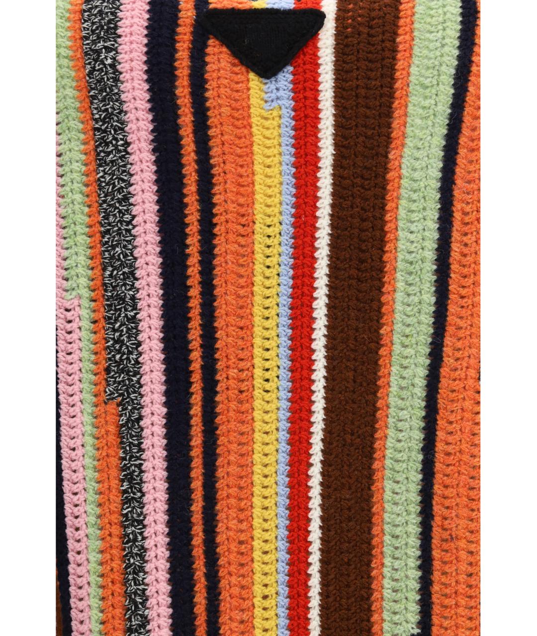 PRADA Мульти шерстяной джемпер / свитер, фото 3