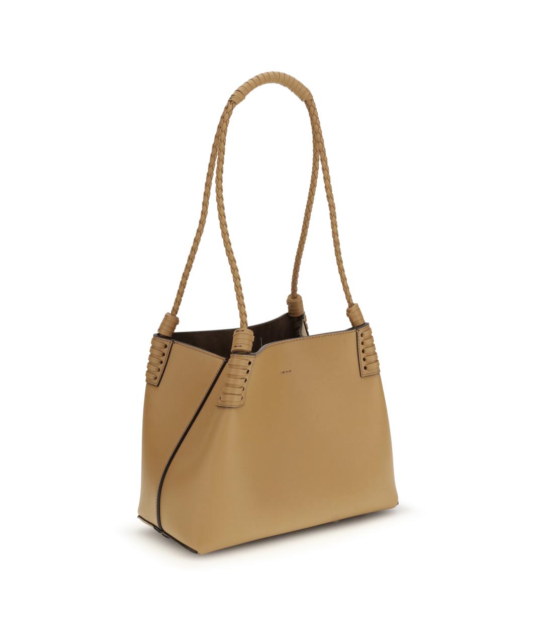 ETRO Бежевая кожаная сумка тоут, фото 3