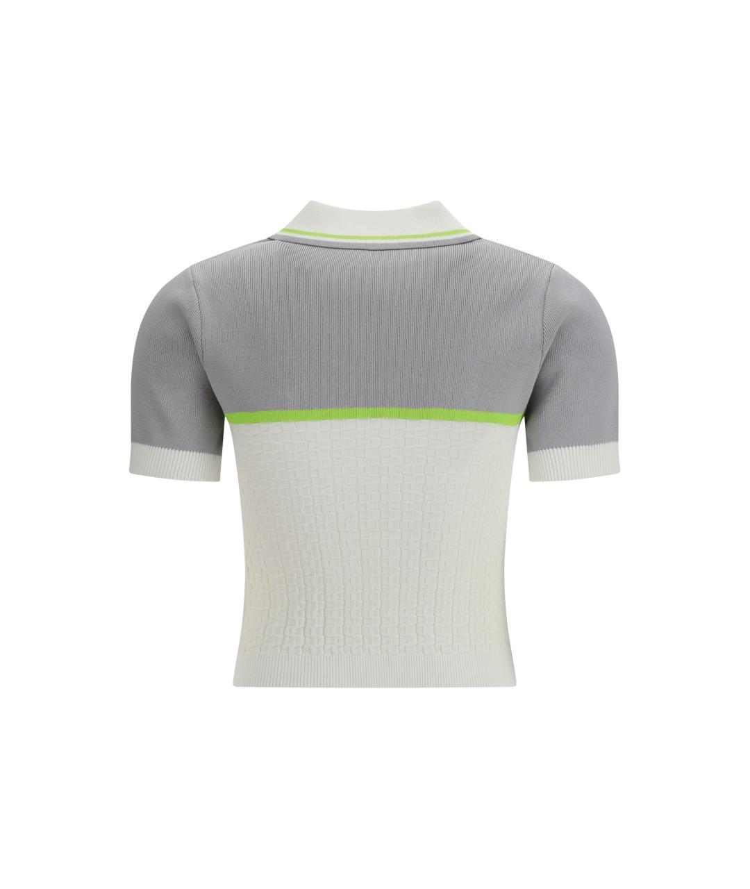 CASABLANCA Белая вискозная футболка, фото 2