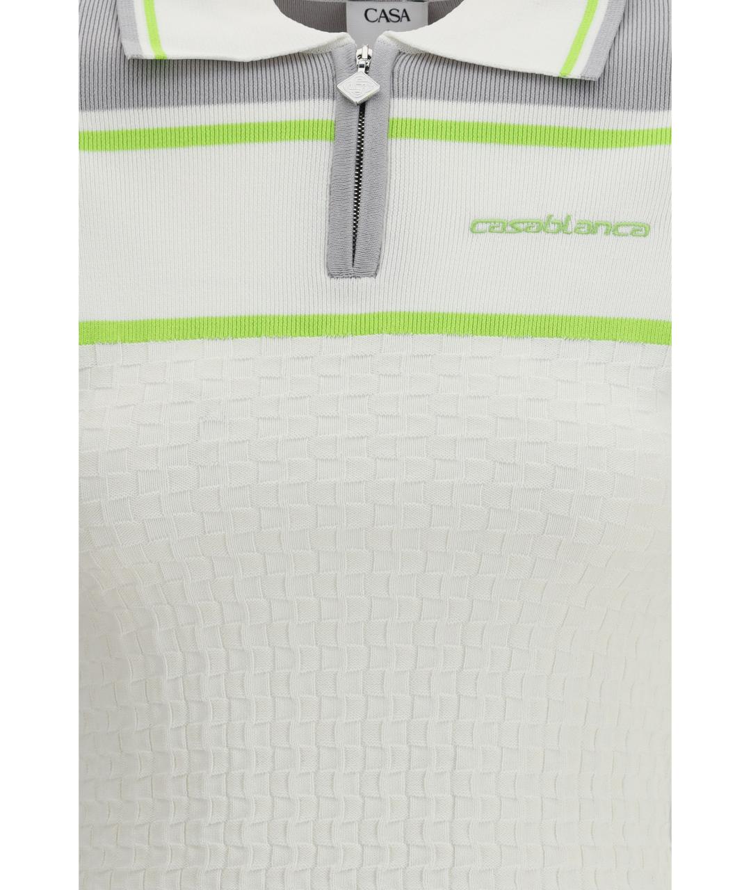 CASABLANCA Белая вискозная футболка, фото 3