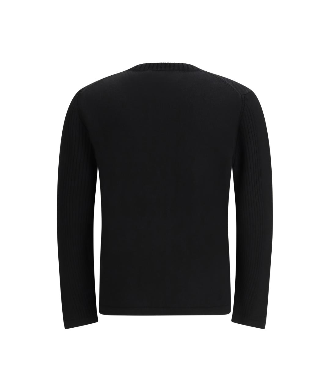 PRADA Черный шерстяной джемпер / свитер, фото 2