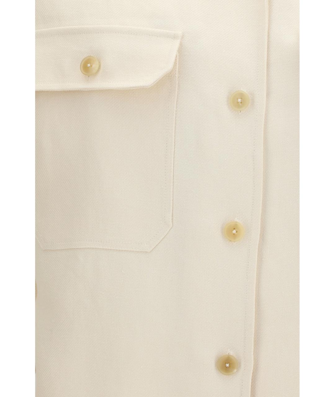 UMIT BENAN Бежевая льняная куртка, фото 3