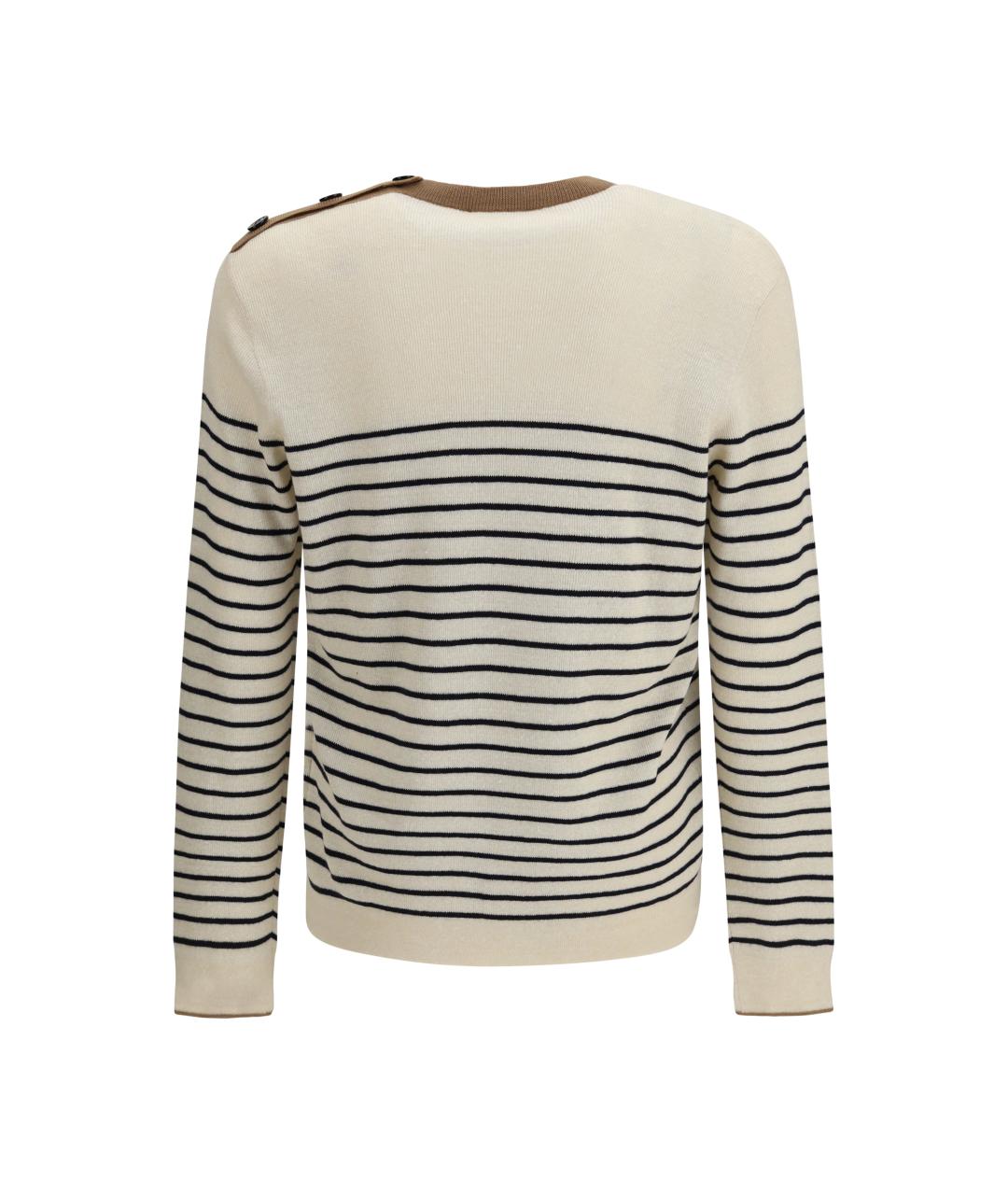 PRADA Бежевый льняной джемпер / свитер, фото 2