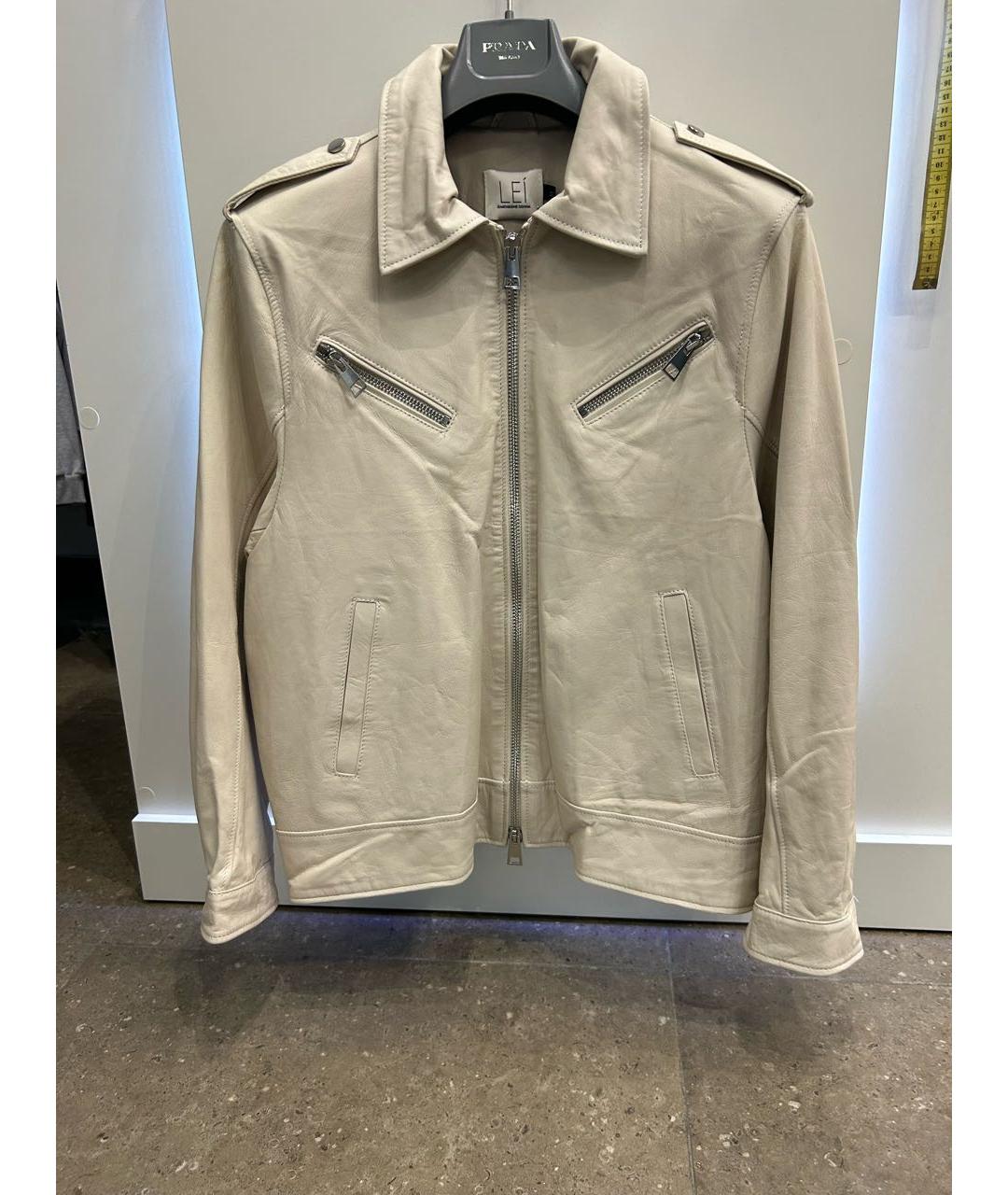 LEVI Черная кожаная куртка, фото 8