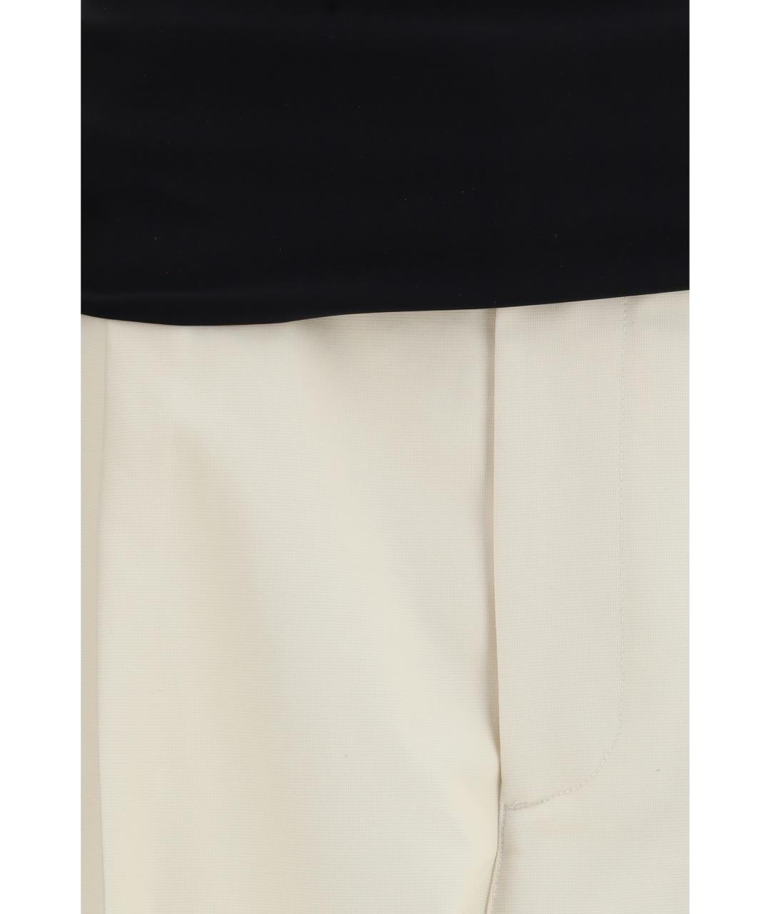 DARKPARK Белые хлопковые брюки широкие, фото 3