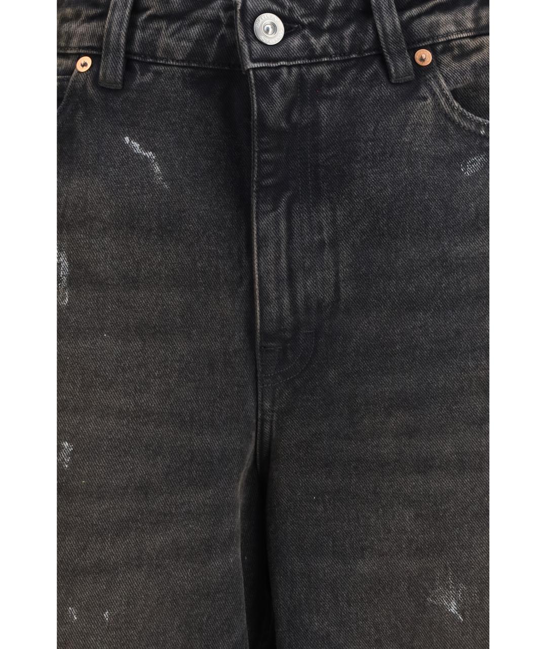 OUR LEGACY Серые хлопковые прямые джинсы, фото 3