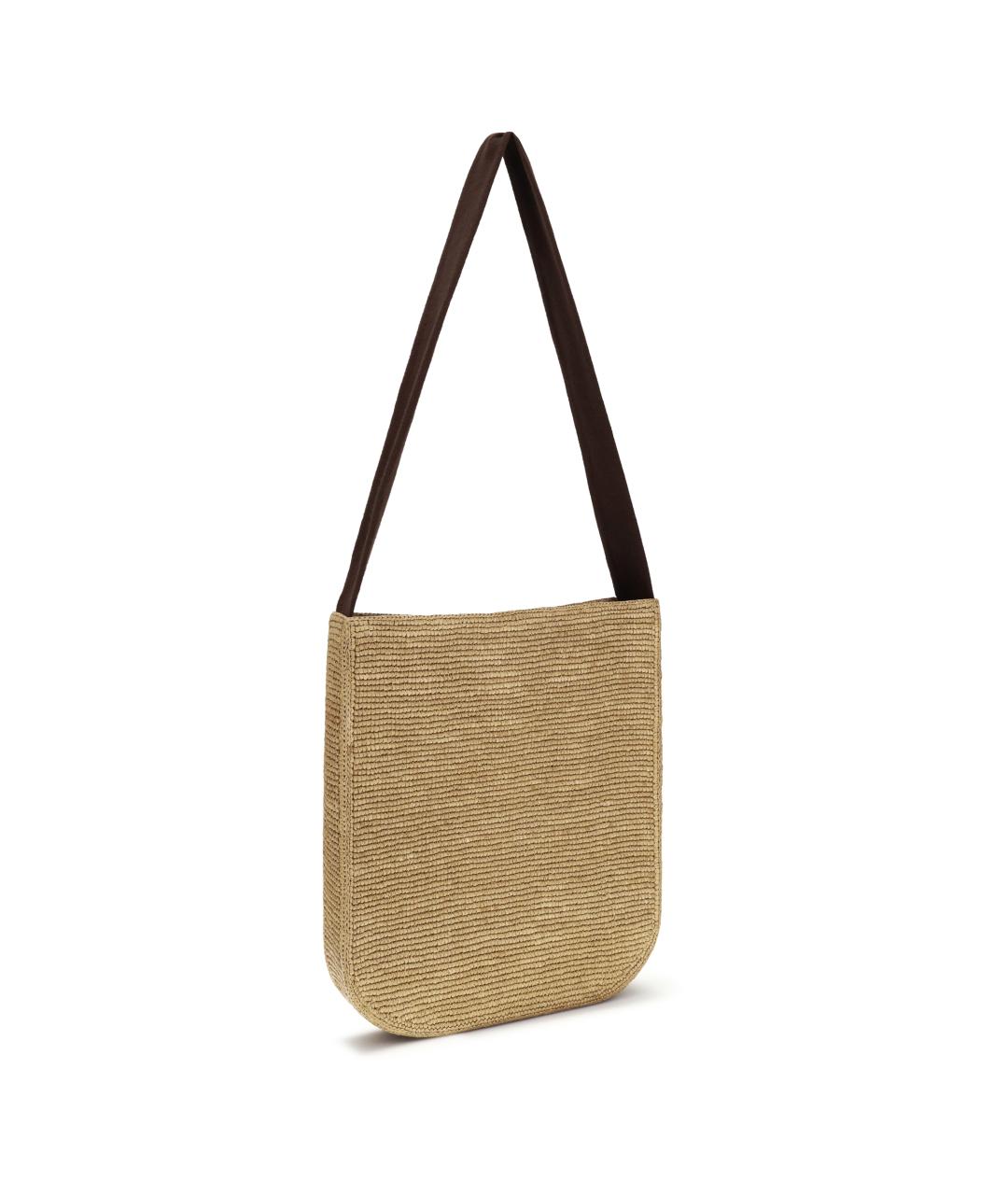 THE ROW Бежевая пелетеная сумка через плечо, фото 3