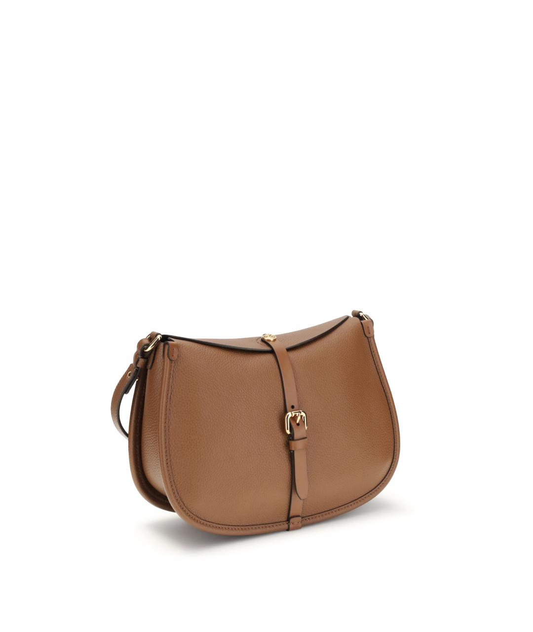 ETRO Коричневая кожаная сумка через плечо, фото 2