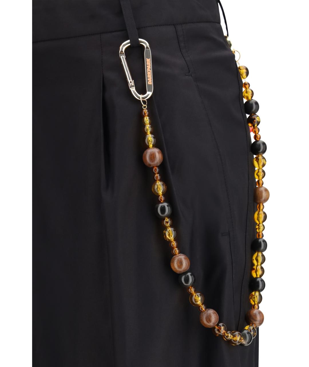 DARKPARK Черные хлопковые прямые брюки, фото 3