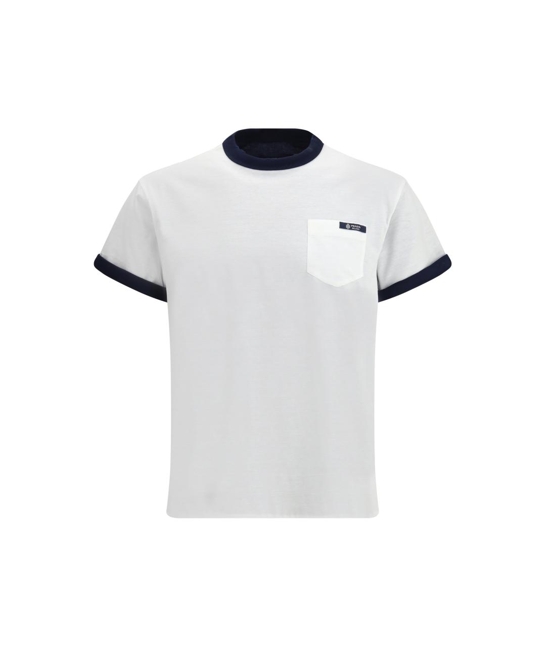 PRADA Мульти хлопковая футболка, фото 1