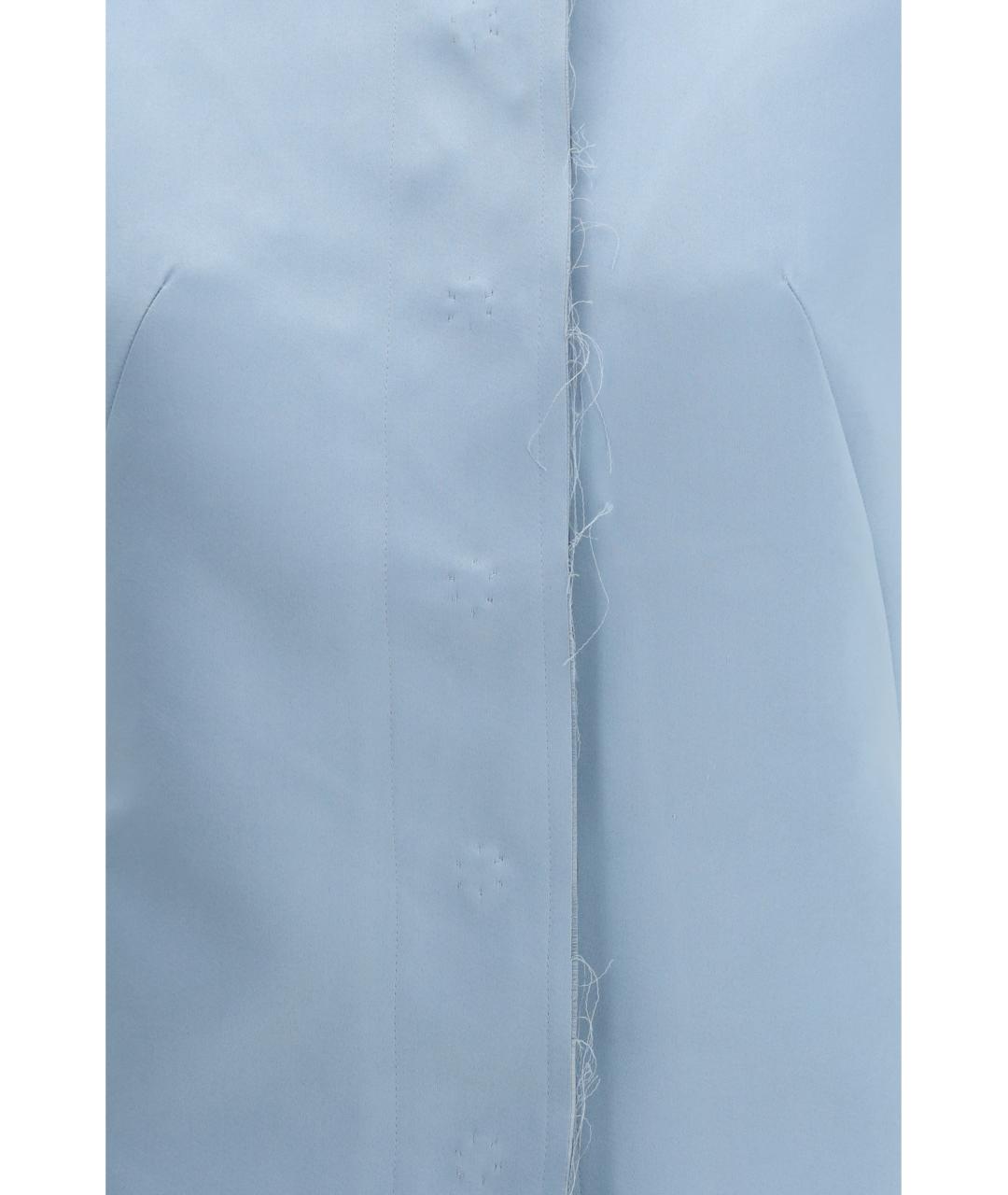 DI STAVNITSER Голубое полиэстеровое повседневное платье, фото 3