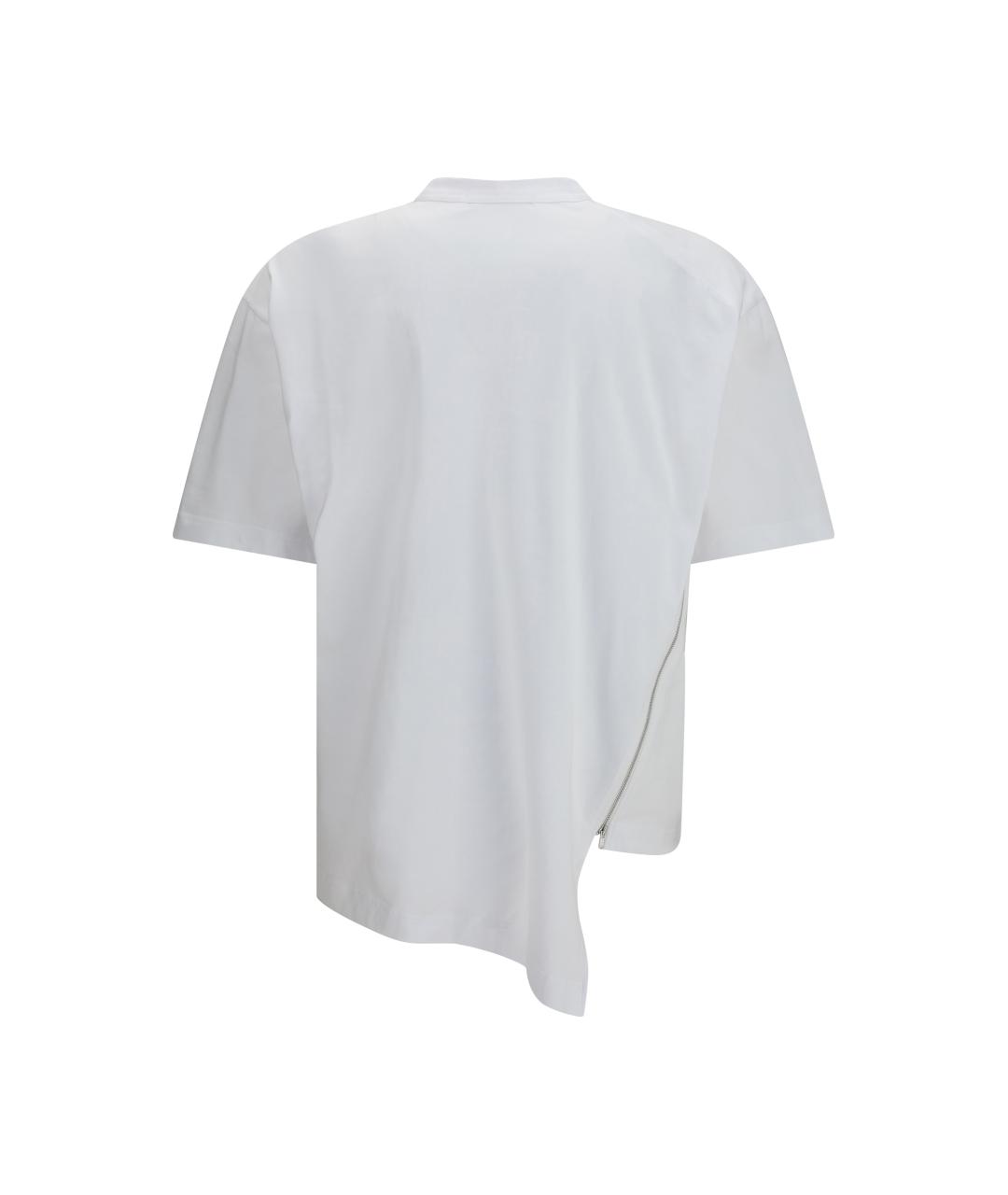 COMME DES GARÇONS SHIRT Белая хлопковая футболка, фото 2