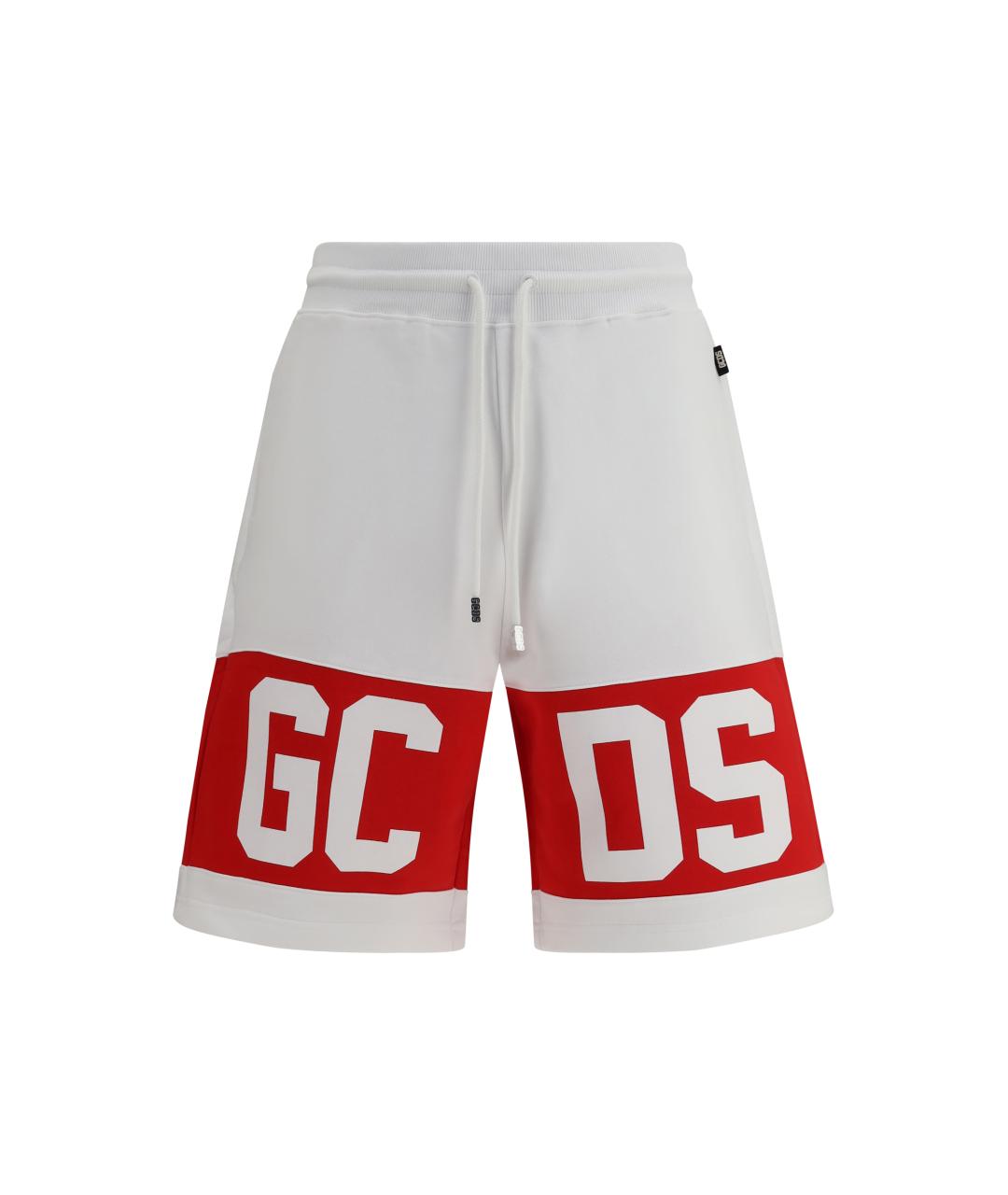 GCDS Белые хлопковые шорты, фото 1