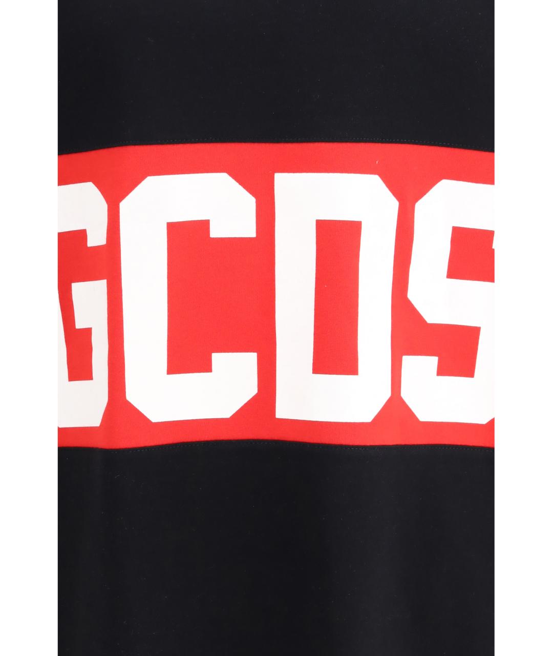 GCDS Черная хлопковая майка, фото 3