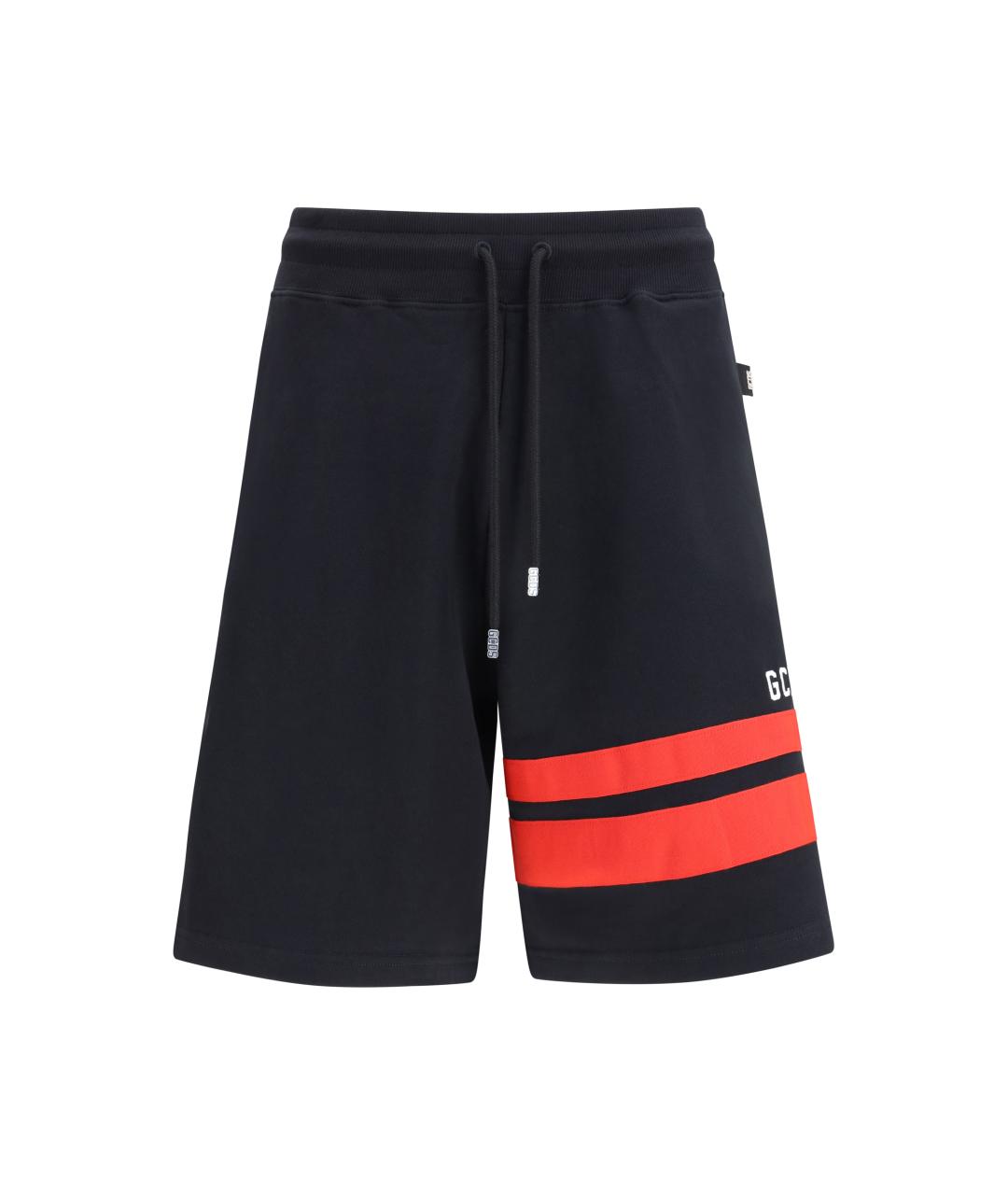 GCDS Черные хлопковые шорты, фото 1