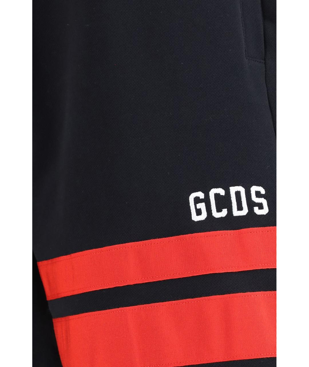 GCDS Черные хлопковые шорты, фото 3