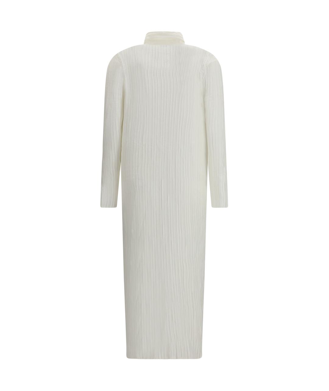 GONGDID DESIGN Белое полиэстеровое повседневное платье, фото 2