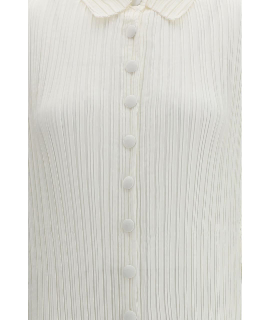 GONGDID DESIGN Белое полиэстеровое повседневное платье, фото 3