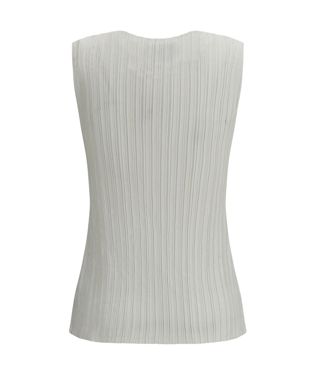 GONGDID DESIGN Белая полиэстеровая жилетка, фото 2