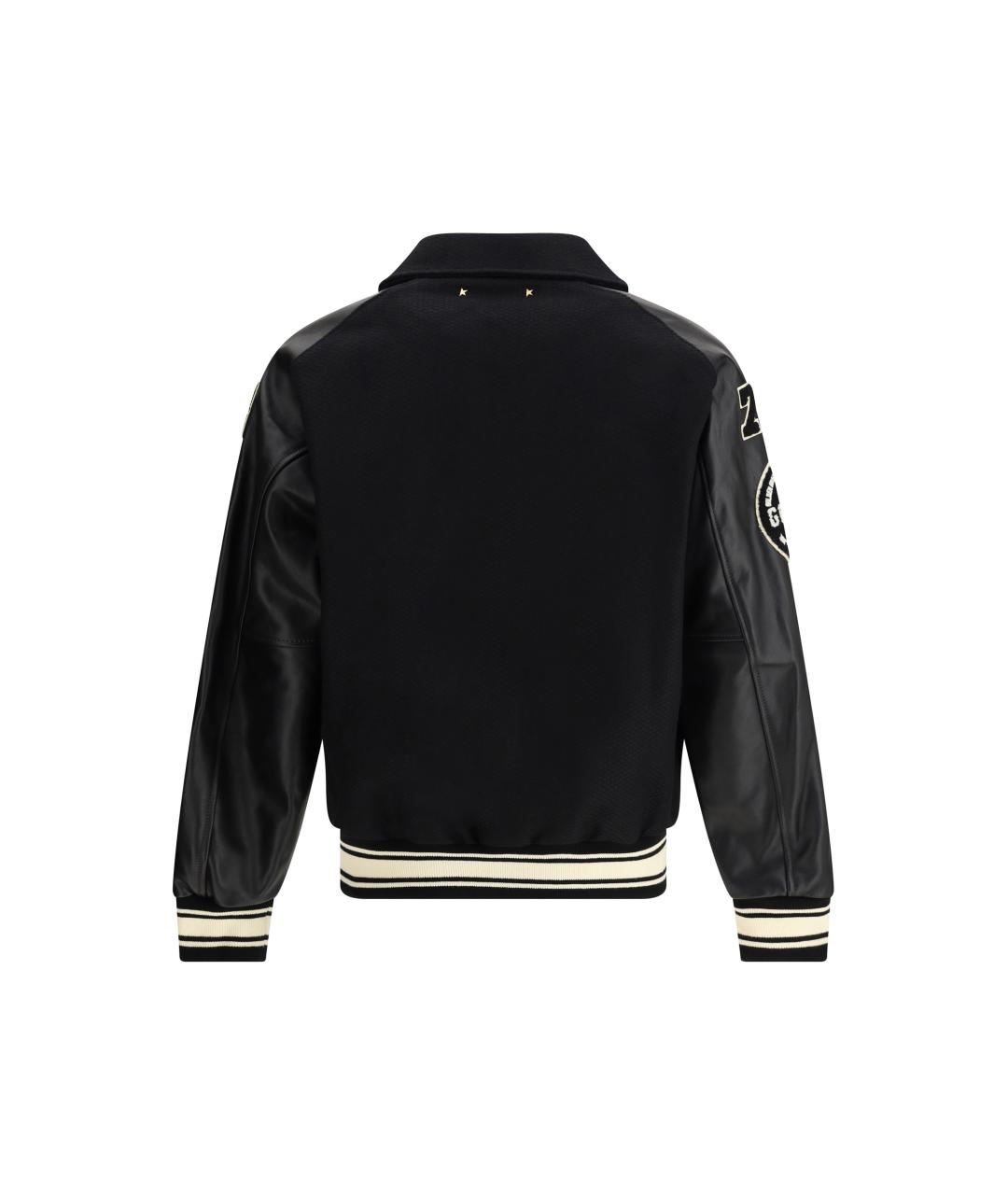 GOLDEN GOOSE DELUXE BRAND Черная хлопковая куртка, фото 2