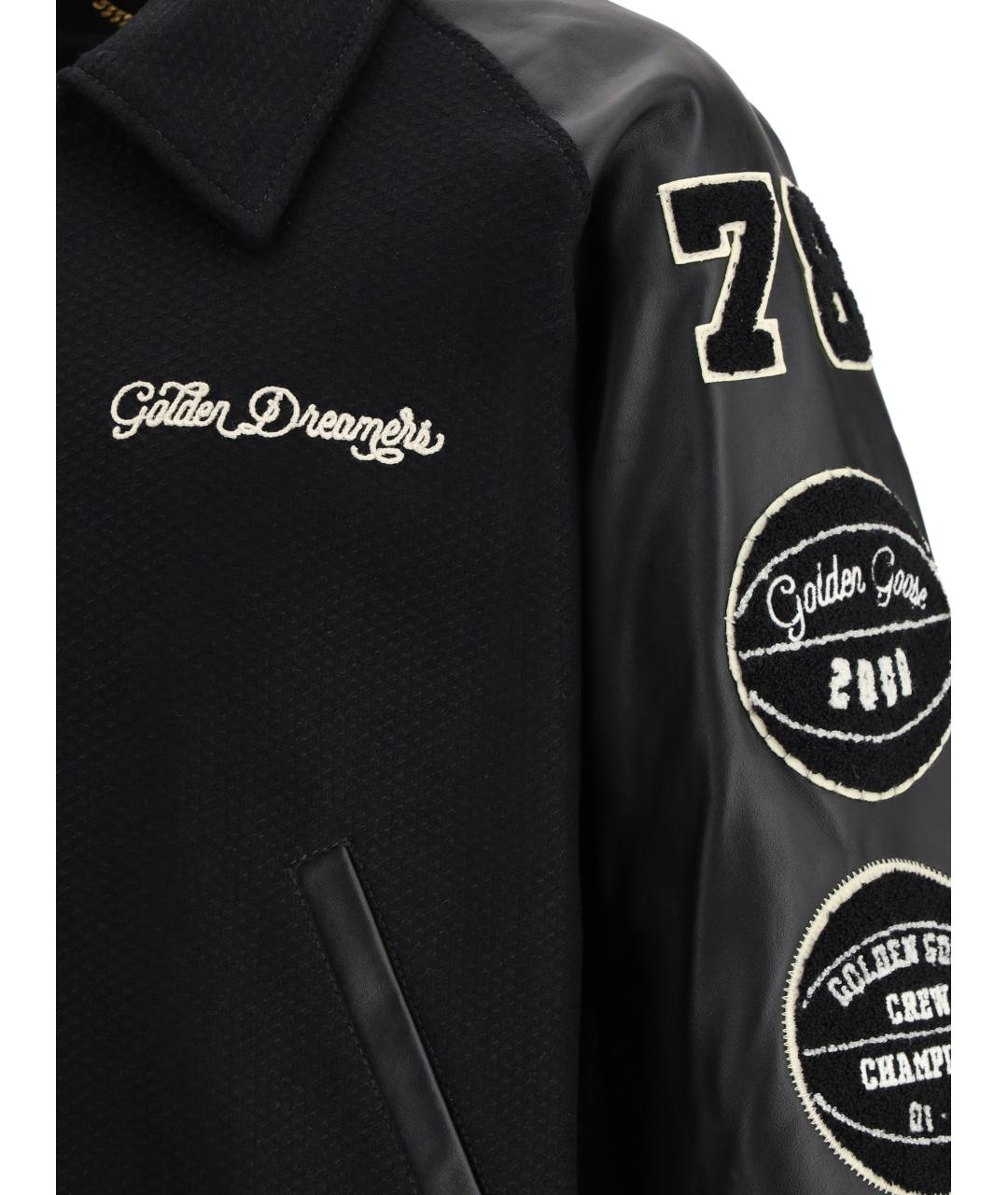 GOLDEN GOOSE DELUXE BRAND Черная хлопковая куртка, фото 3