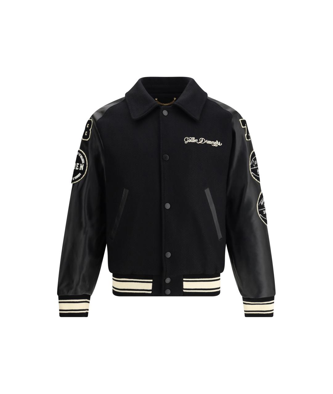 GOLDEN GOOSE DELUXE BRAND Черная хлопковая куртка, фото 1