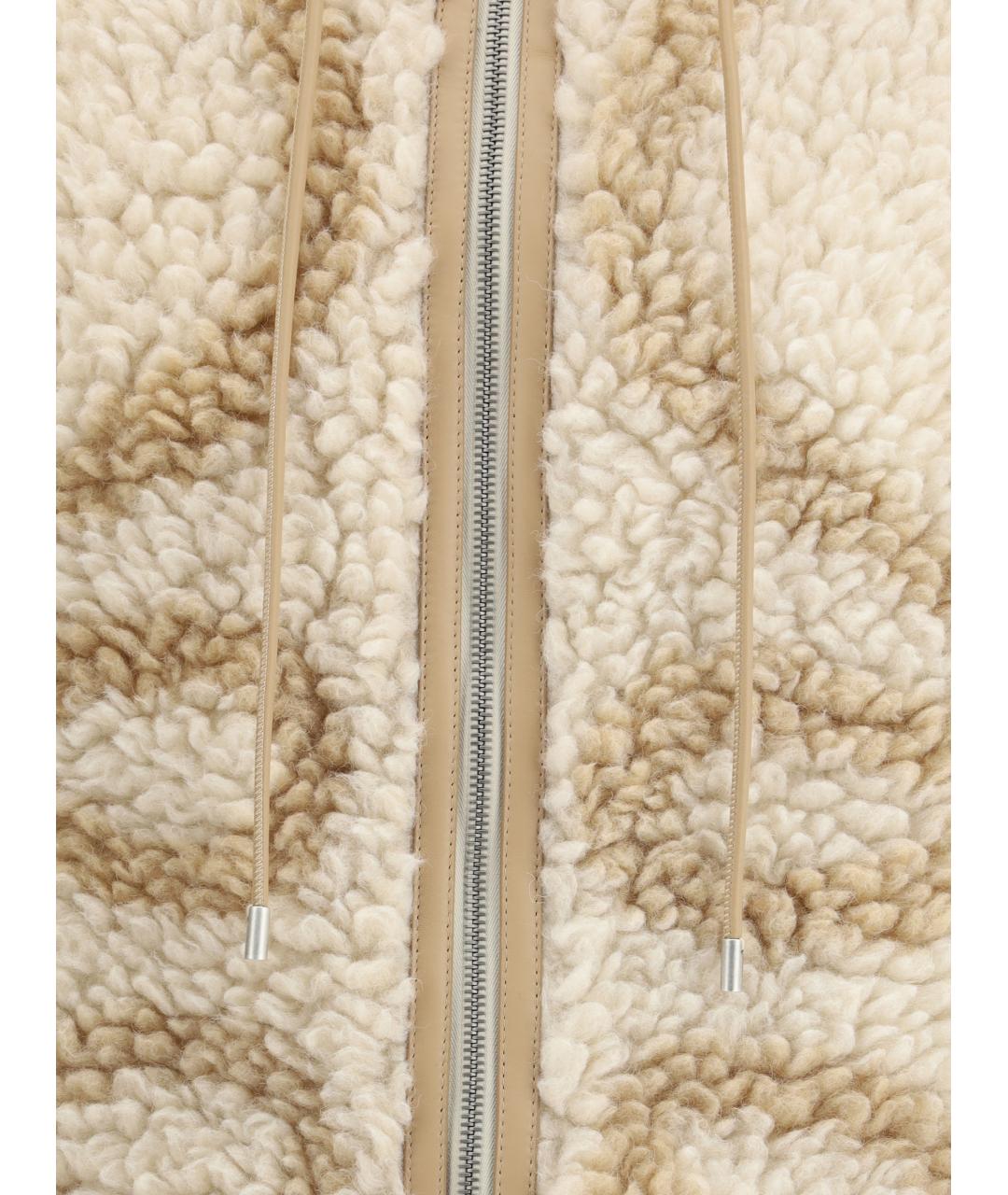 LOEWE Бежевый жилет, фото 3