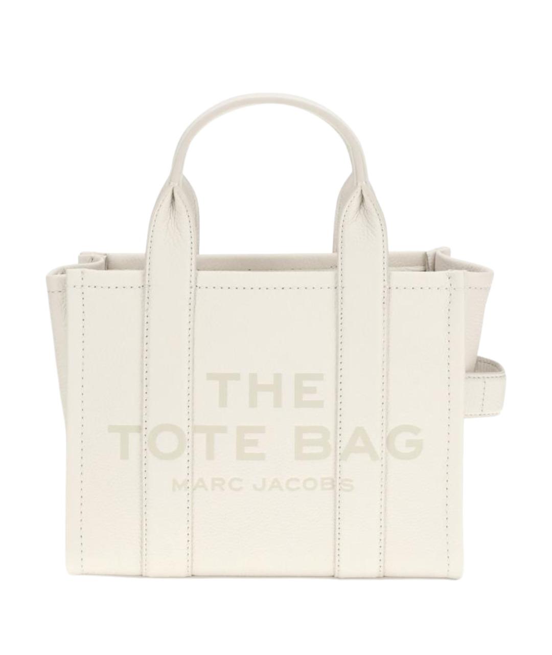 MARC JACOBS Белая кожаная сумка тоут, фото 1