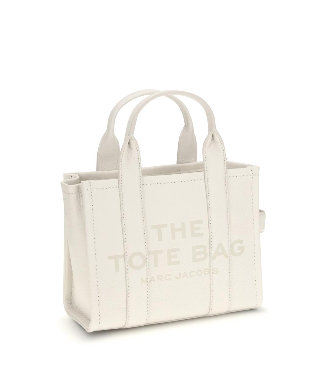 MARC JACOBS Белая кожаная сумка тоут, фото 2