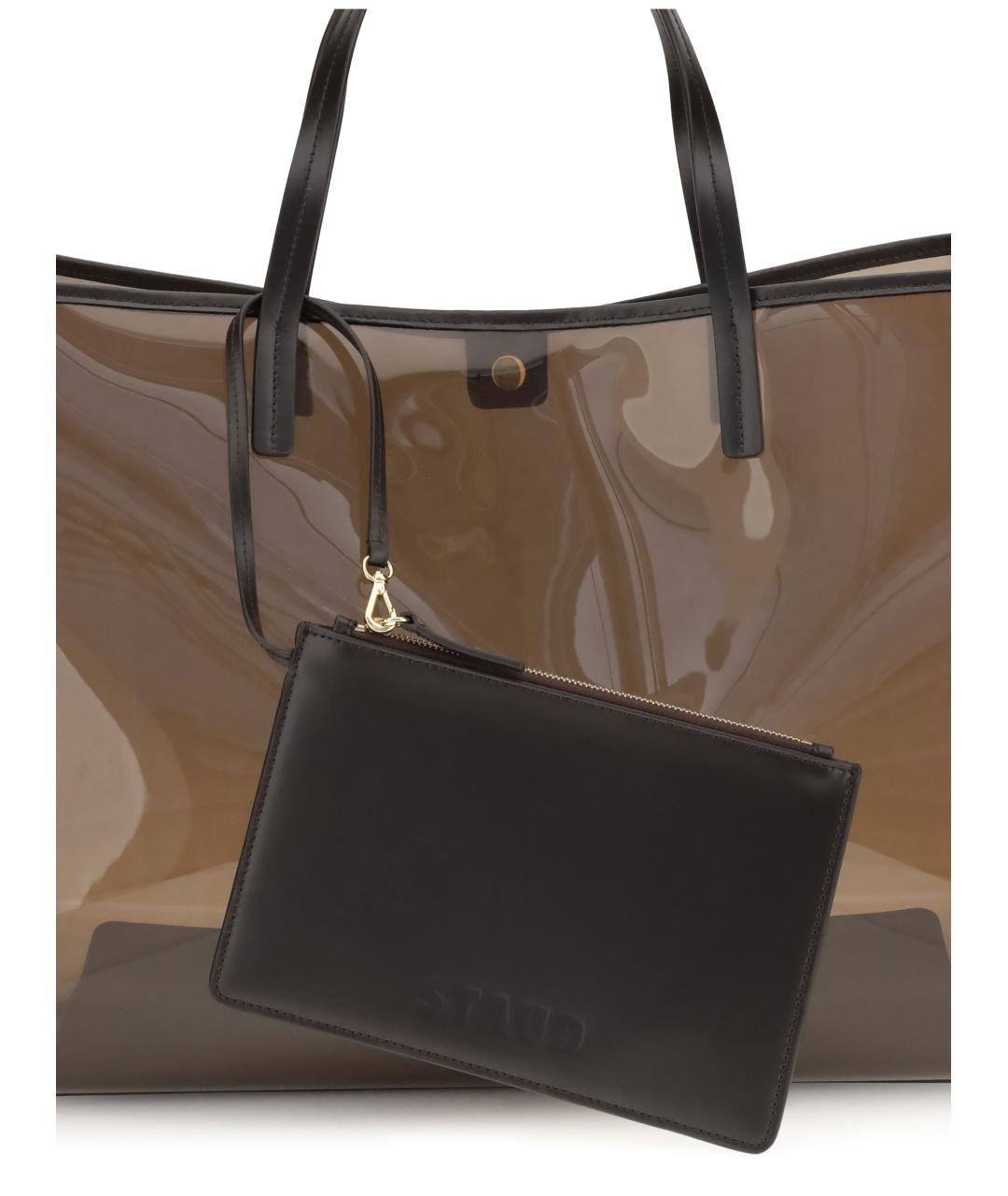 STAUD Коричневая сумка тоут, фото 4