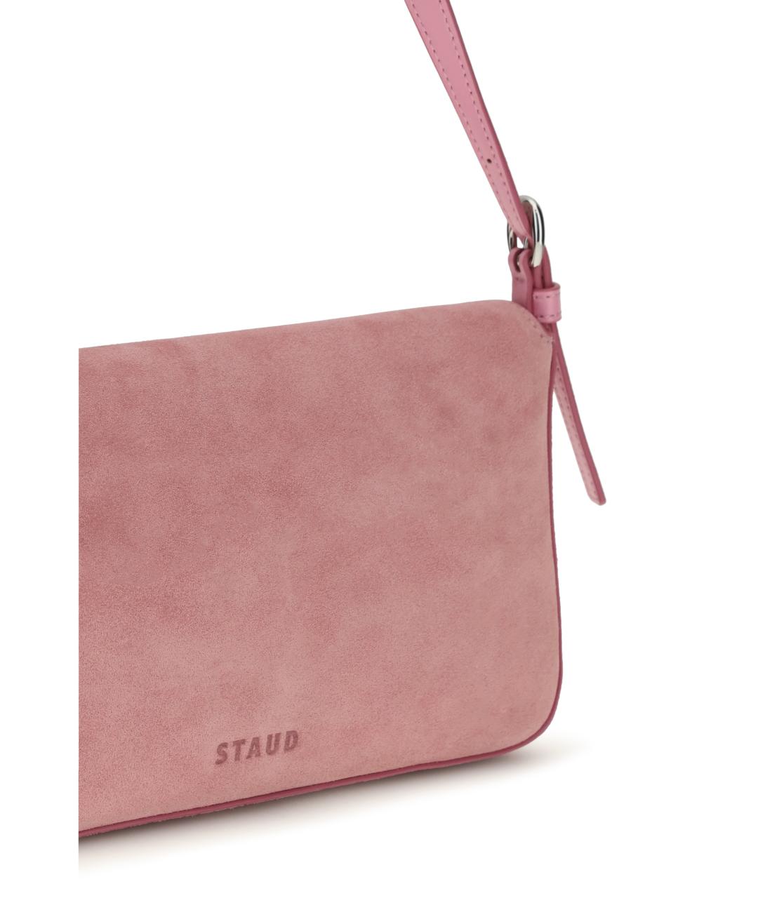 STAUD Кожаная сумка с короткими ручками, фото 4