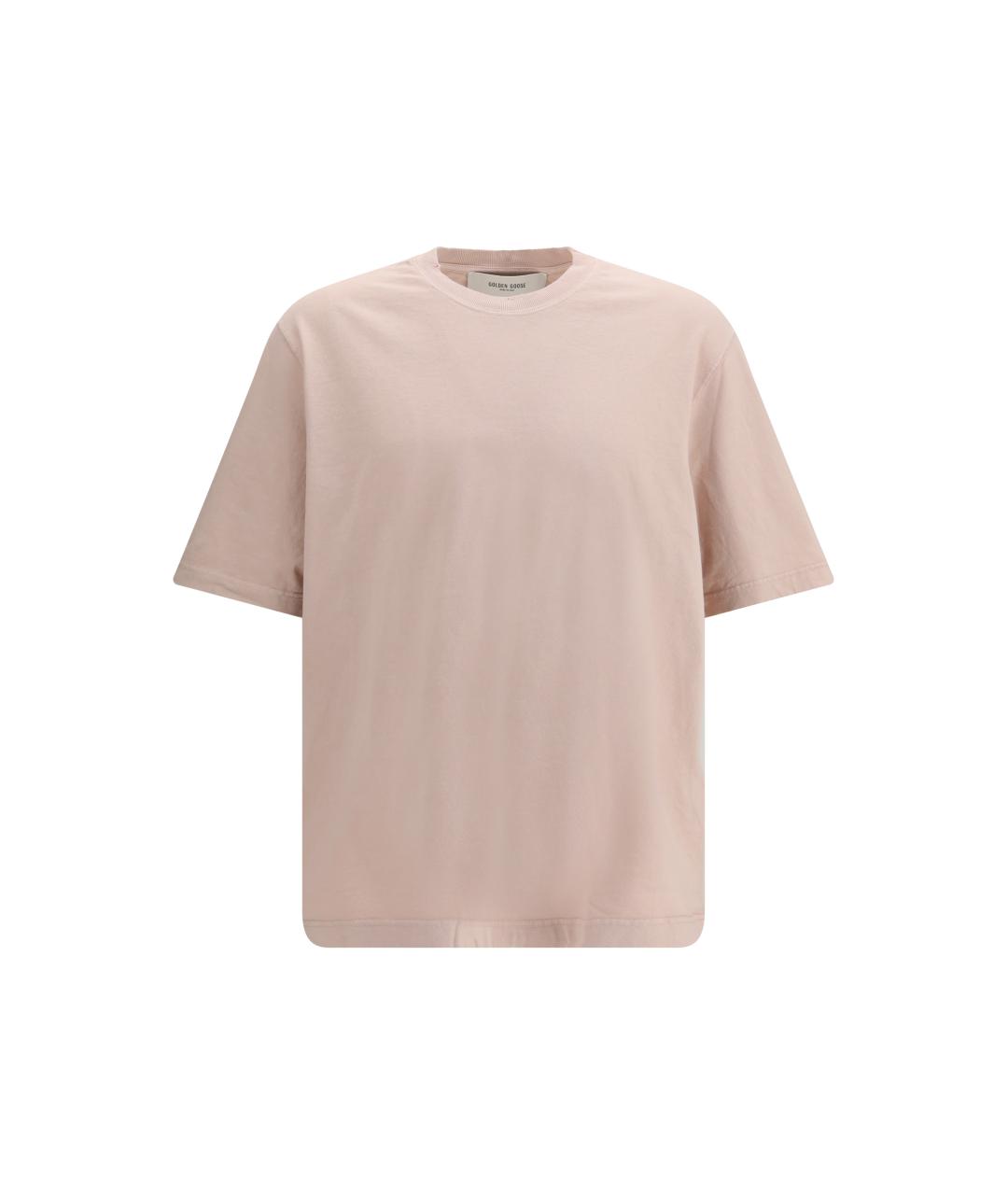 GOLDEN GOOSE DELUXE BRAND Серая хлопковая футболка, фото 1