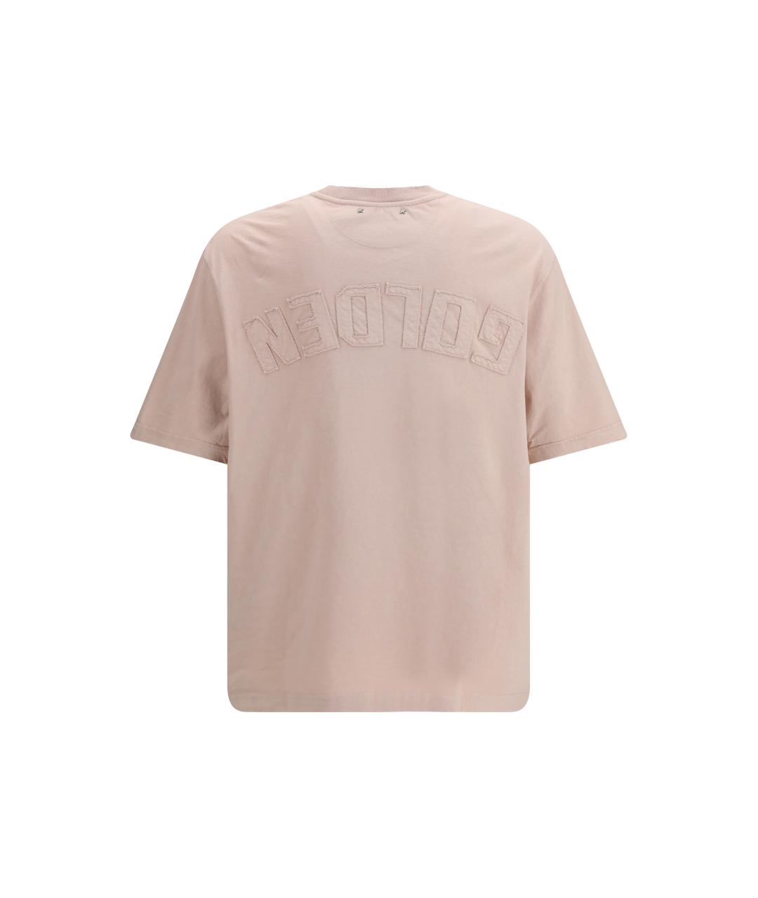 GOLDEN GOOSE DELUXE BRAND Серая хлопковая футболка, фото 2