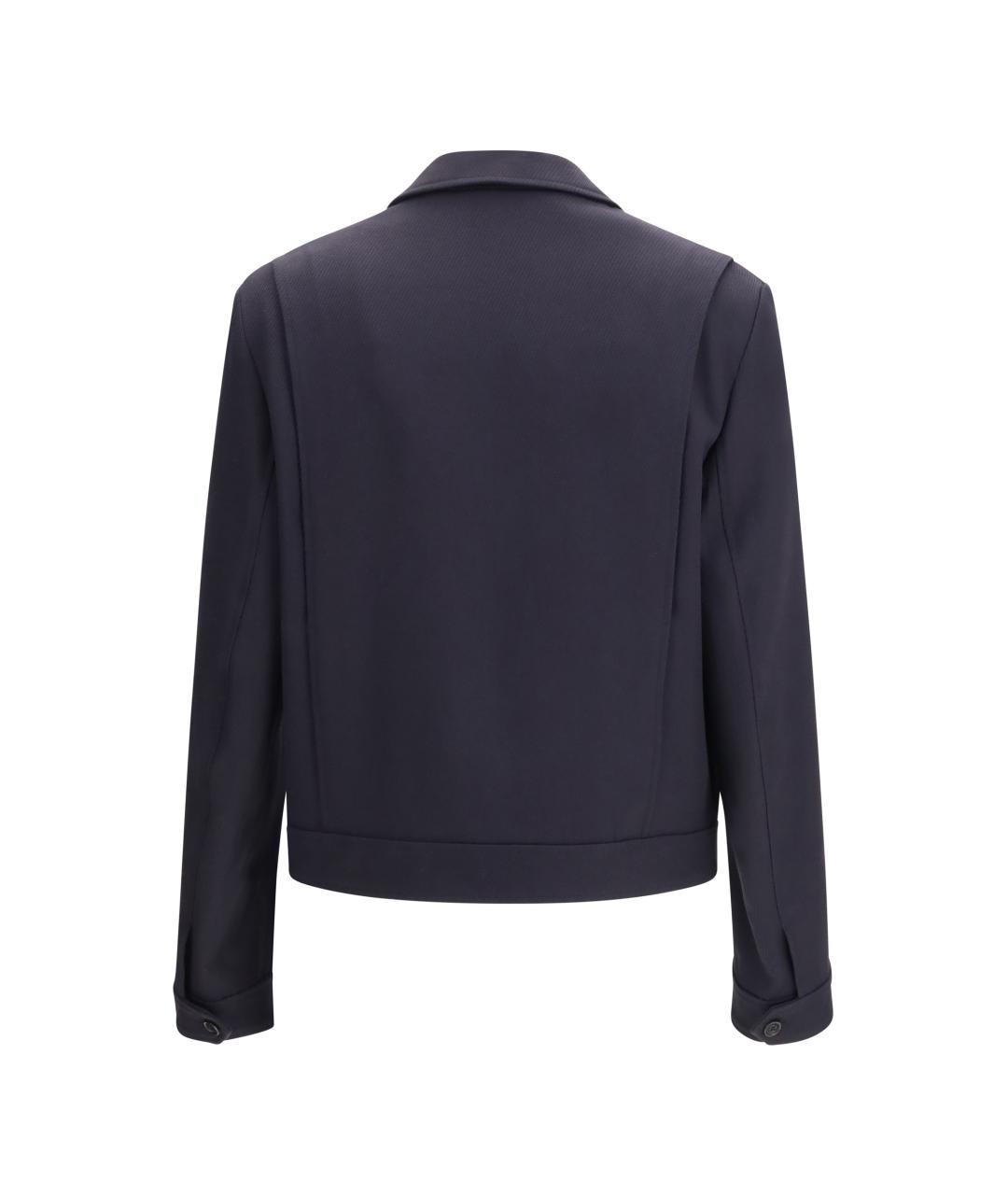 LOEWE Темно-синяя шерстяная куртка, фото 2