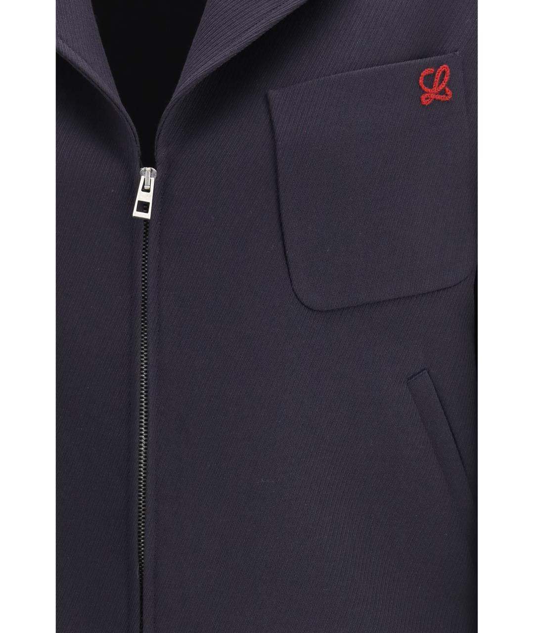 LOEWE Темно-синяя шерстяная куртка, фото 3