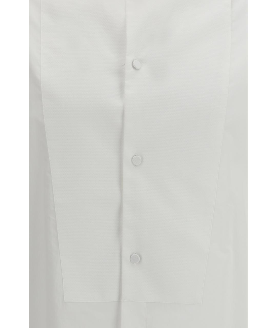 TOM FORD Белая хлопковая классическая рубашка, фото 3