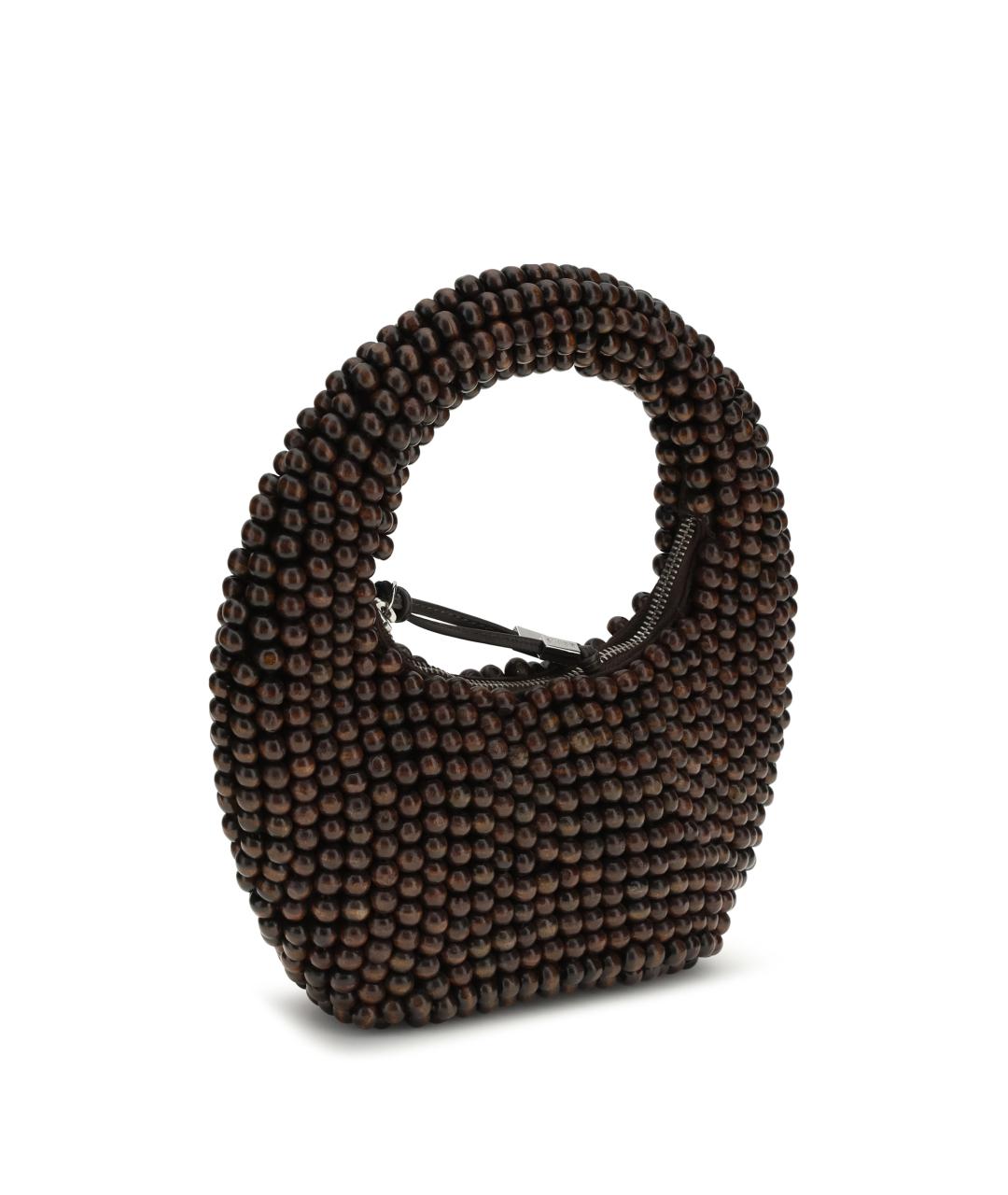 STAUD Коричневая сумка с короткими ручками, фото 3