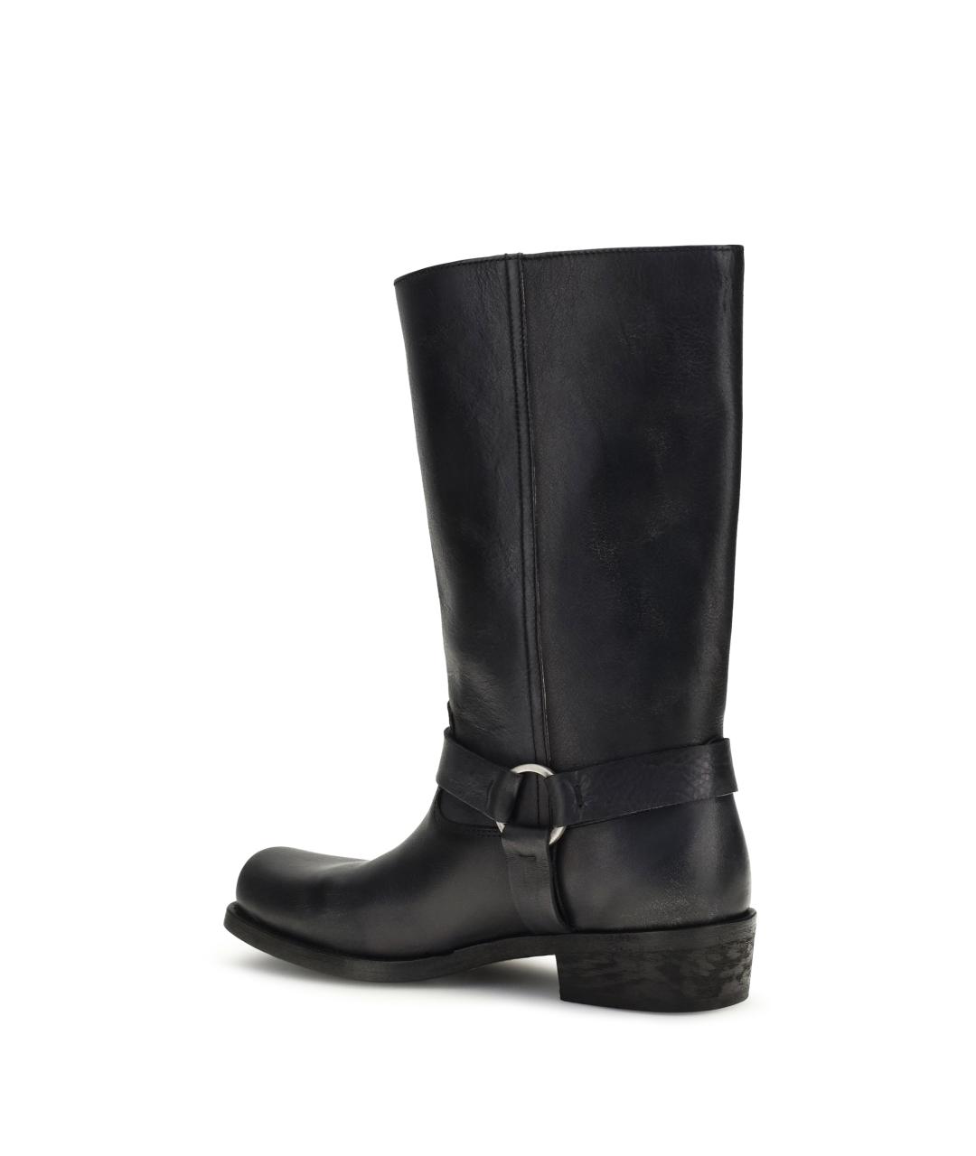 GOLDEN GOOSE DELUXE BRAND Черные кожаные ботинки, фото 3